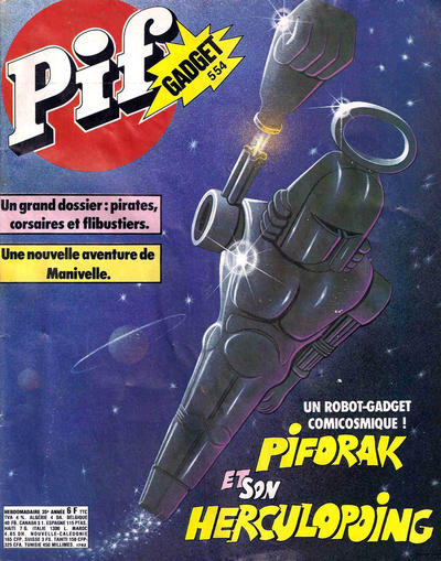 Cover for Pif Gadget (Éditions Vaillant, 1969 series) #554