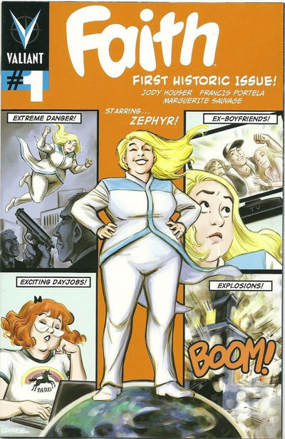 Cover for Faith (Valiant Entertainment, 2016 series) #1 [Cover F - Colleen Coover]