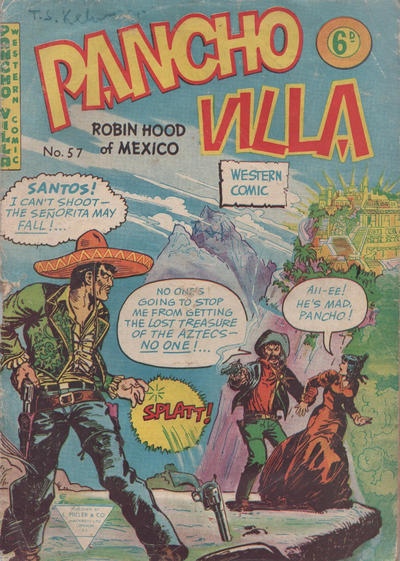 Cover for Pancho Villa Western Comic (L. Miller & Son, 1954 series) #57