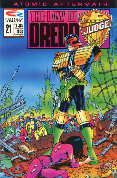 Cover for The Law of Dredd (Fleetway/Quality, 1988 series) #21