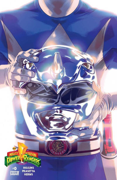 Cover for Mighty Morphin Power Rangers (Boom! Studios, 2016 series) #0 [Blue Ranger Cover]