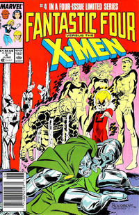 Cover Thumbnail for Fantastic Four vs. X-Men (Marvel, 1987 series) #4 [Newsstand]