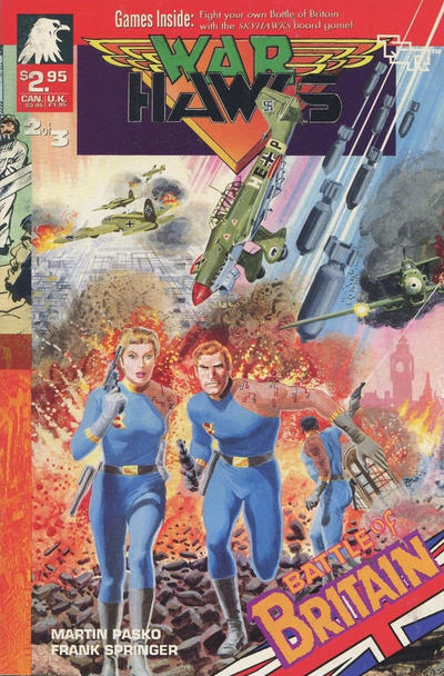 Cover for Warhawks Comics Module (TSR, 1990 series) #8
