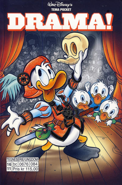 Cover for Donald Duck Tema pocket; Walt Disney's Tema pocket (Hjemmet / Egmont, 1997 series) #[80] - Drama!