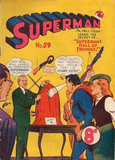 Cover for Superman (K. G. Murray, 1947 series) #59