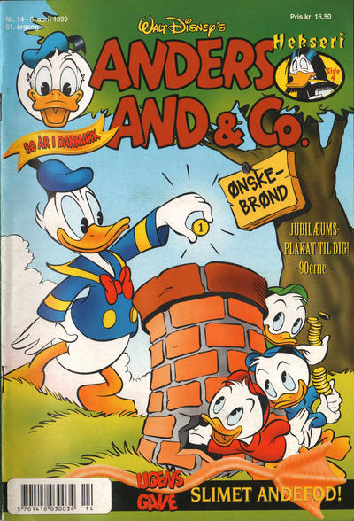 Cover for Anders And & Co. (Egmont, 1949 series) #14/1999