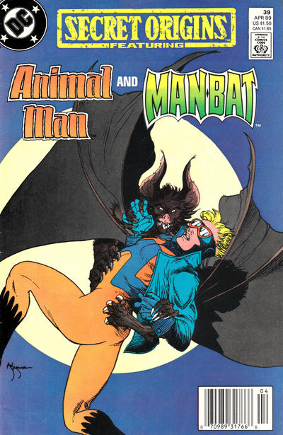 Cover for Secret Origins (DC, 1986 series) #39 [Newsstand]