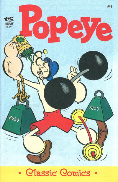 Cover for Classic Popeye (IDW, 2012 series) #43 [$3.99]
