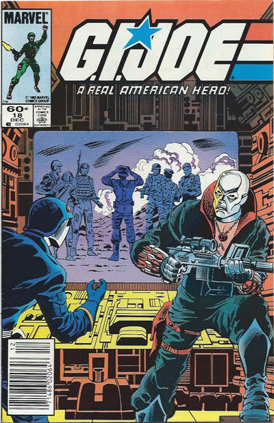 Cover for G.I. Joe, A Real American Hero (Marvel, 1982 series) #18 [Newsstand]
