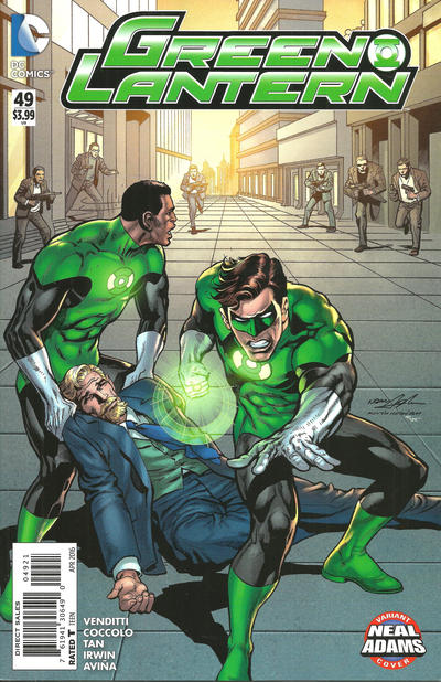 Cover for Green Lantern (DC, 2011 series) #49 [Neal Adams Cover]