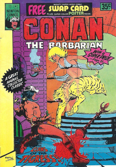 Cover for Conan the Barbarian (Newton Comics, 1975 series) #4