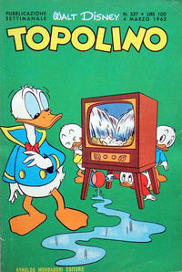 Cover for Topolino (Mondadori, 1949 series) #327
