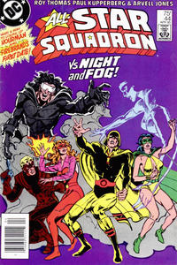 Cover for All-Star Squadron (DC, 1981 series) #44 [Newsstand]