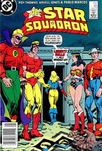 Cover for All-Star Squadron (DC, 1981 series) #45 [Newsstand]
