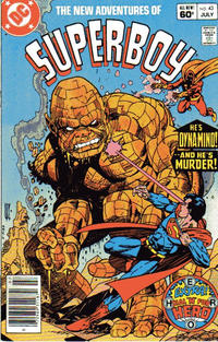 Cover Thumbnail for The New Adventures of Superboy (DC, 1980 series) #43 [Newsstand]