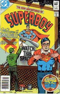 Cover Thumbnail for The New Adventures of Superboy (DC, 1980 series) #40 [Newsstand]