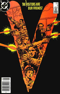Cover Thumbnail for V (DC, 1985 series) #4 [Newsstand]