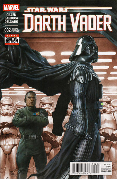 Cover for Darth Vader (Marvel, 2015 series) #2 [Second Printing Variant - Adi Granov]