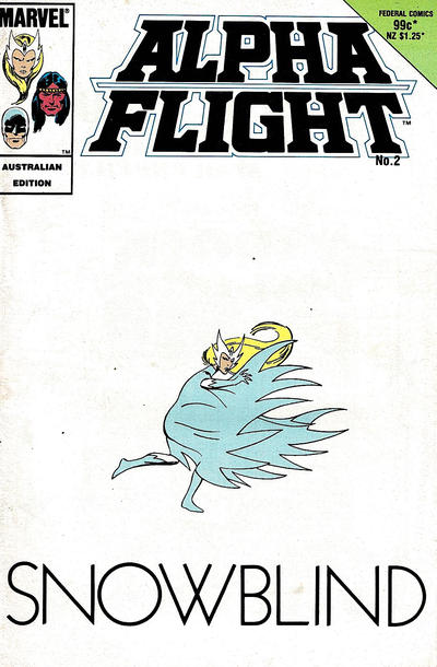 Cover for Alpha Flight (Federal, 1984 ? series) #2