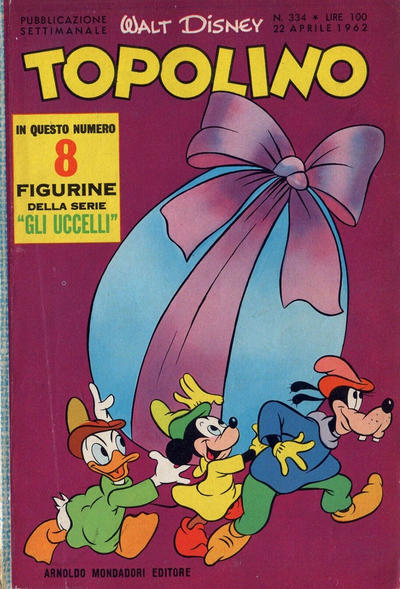 Cover for Topolino (Mondadori, 1949 series) #334