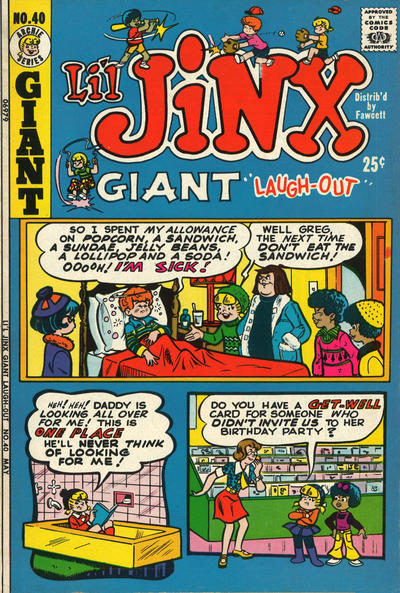 Cover for Li'l Jinx Giant Laughout (Archie, 1971 series) #40