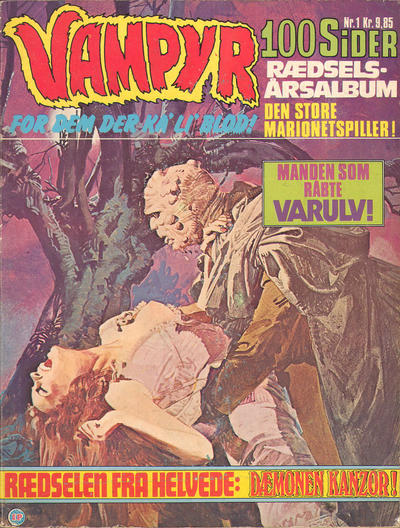 Cover for Vampyr/Dracula-årsalbum (Interpresse, 1973 series) #1