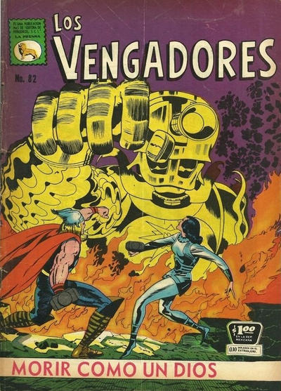 Cover for Los Vengadores (Editora de Periódicos, S. C. L. "La Prensa", 1965 series) #82