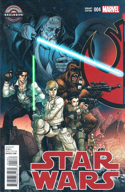 Cover for Star Wars (Marvel, 2015 series) #4 [Gamestop Exclusive Nick Bradshaw Rebels Connecting Variant]