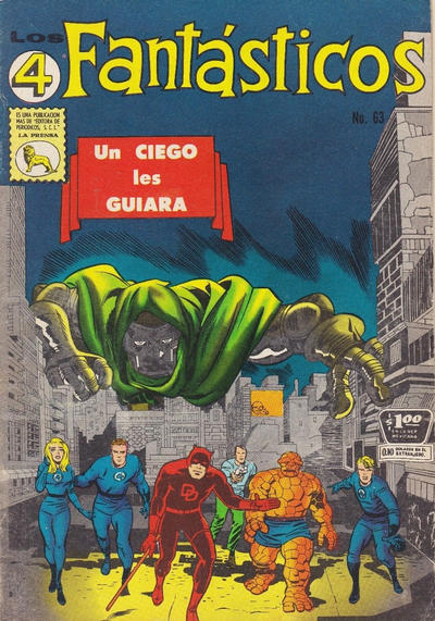 Cover for Los 4 Fantásticos (Editora de Periódicos, S. C. L. "La Prensa", 1962 series) #63