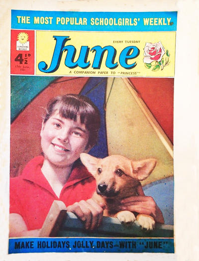 Cover for June (IPC, 1961 series) #17 June 1961