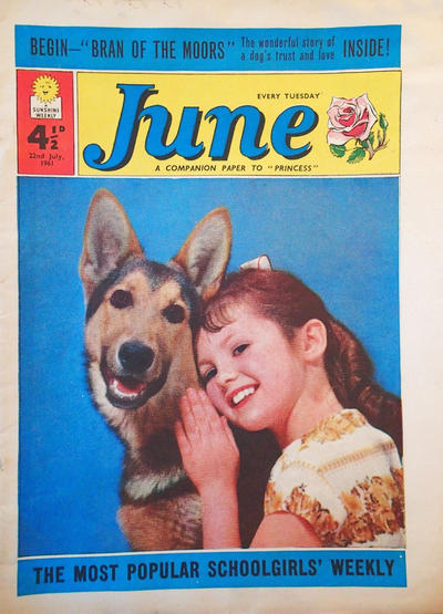 Cover for June (IPC, 1961 series) #22 July 1961