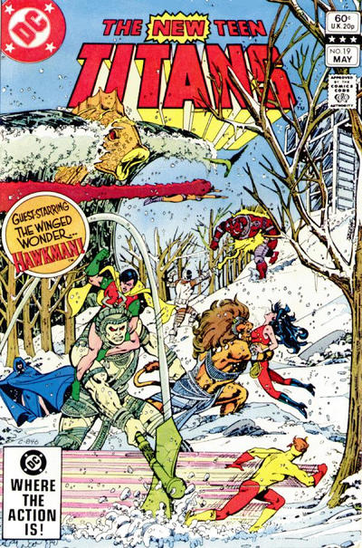 Cover for The New Teen Titans (DC, 1980 series) #19 [Direct]