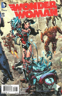 Cover Thumbnail for Wonder Woman (DC, 2011 series) #49 [Justice League Triptych Cover]