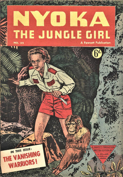 Cover for Nyoka the Jungle Girl (L. Miller & Son, 1951 series) #55