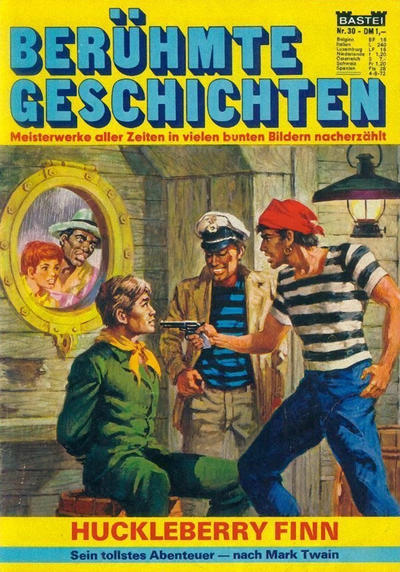 Cover for Bastei Sonderband (Bastei Verlag, 1970 series) #30 - Huckleberry Finn