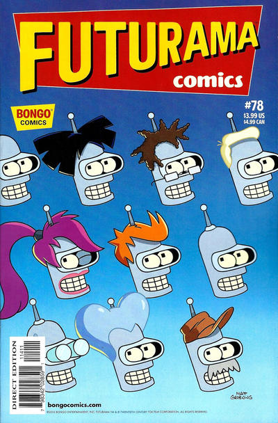 Cover for Bongo Comics Presents Futurama Comics (Bongo, 2000 series) #78 [Direct Edition]