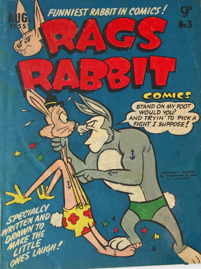 Cover for Rags Rabbit (Associated Newspapers, 1955 series) #3