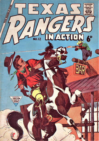Cover for Texas Rangers in Action (L. Miller & Son, 1959 series) #12