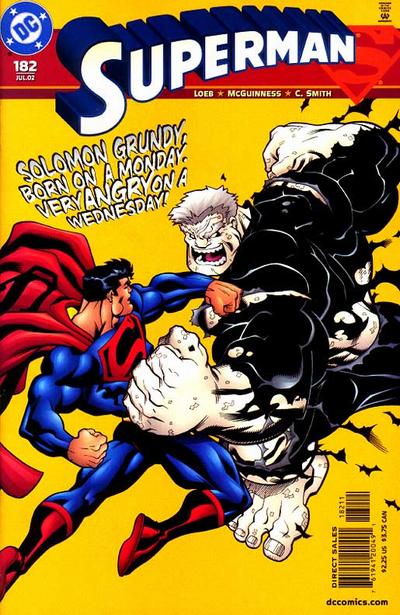 Cover for Superman (DC, 1987 series) #182 [Direct Sales]