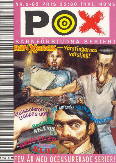 Cover for Pox (Epix, 1984 series) #8/1989