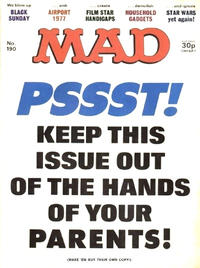 Cover Thumbnail for Mad (Thorpe & Porter, 1959 series) #190