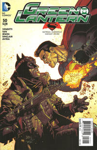 Cover Thumbnail for Green Lantern (DC, 2011 series) #50 [Batman v Superman Cover]