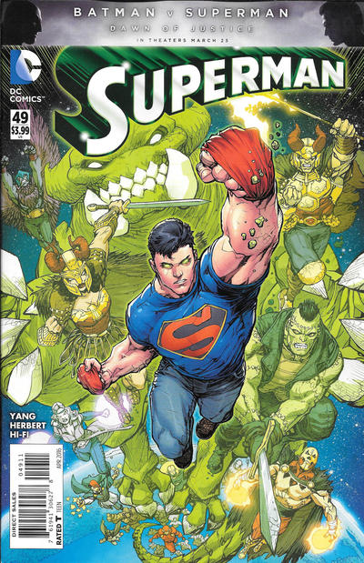 Cover for Superman (DC, 2011 series) #49 [Direct Sales]