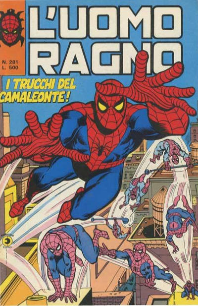 Cover for L'Uomo Ragno [Collana Super-Eroi] (Editoriale Corno, 1970 series) #281