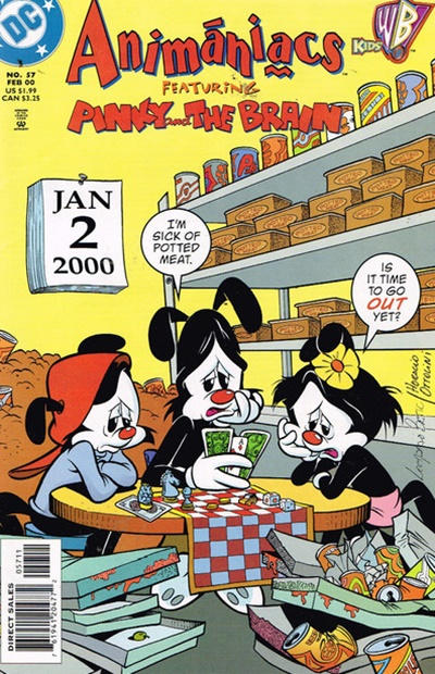 Cover for Animaniacs (DC, 1995 series) #57 [Direct Sales]