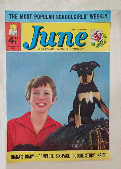 Cover for June (IPC, 1961 series) #16 September 1961
