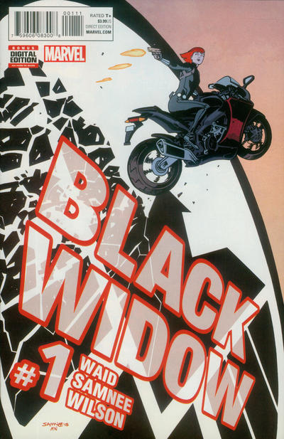 Cover for Black Widow (Marvel, 2016 series) #1 [Chris Samnee]