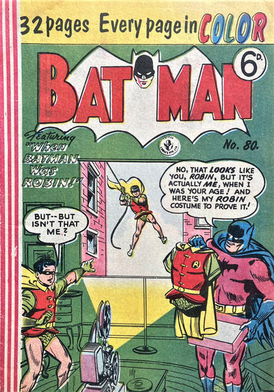 Cover for Batman (K. G. Murray, 1950 series) #80