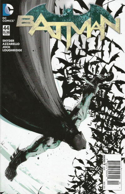 Cover for Batman (DC, 2011 series) #44 [Newsstand]