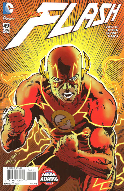 Cover for The Flash (DC, 2011 series) #49 [Neal Adams Cover]